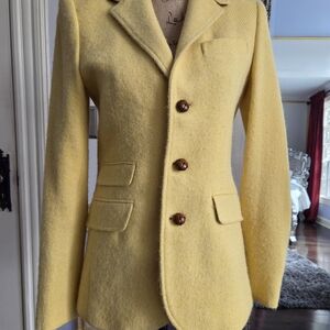 Polo by Ralph Lauren Pale Yellow Blazer Size 2